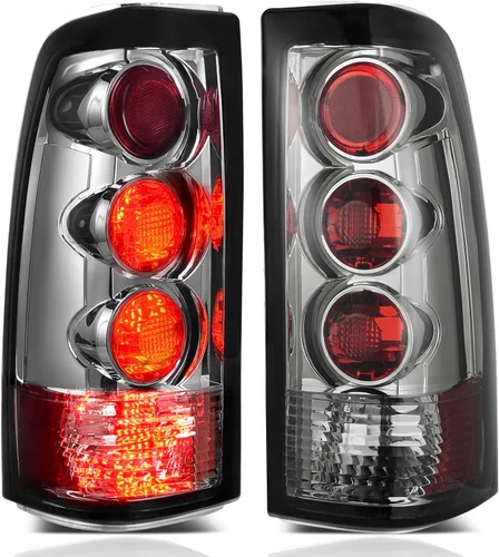 Vista 8 de DWVO Conjunto de luces traseras compatible con Chevy Silverado 1999 2000 2001 2002 1500 2500/01 02 Chevy Silverado 3500/1999-2003 GMC Sierra 1500