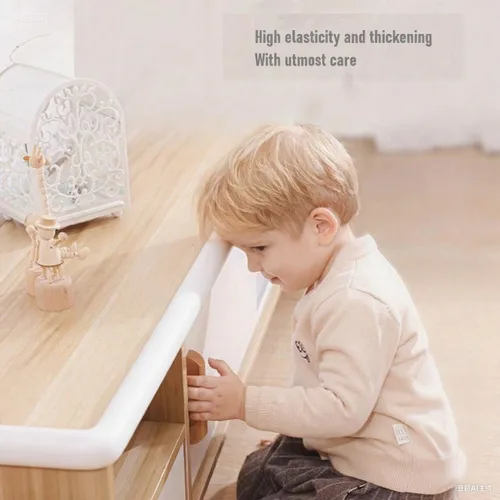 Vista 101 de Protectores de espuma compatibles con anclaje de pared para muebles, protectores de espuma para paredes, protectores de esquina con funciones