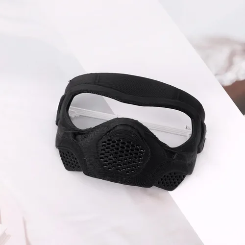 Vista 3 de Penitue Máscara de muñeca moderna y elegante, bonita máscara decorativa de muñeca con cuerda elástica, accesorios de juguetes elegantes