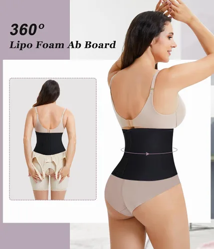 Vista 5 de YERKOAD 360 Lipo Foam Ab Board Post Cirugía Liposucción Tableros de compresión abdominal Envoltura del vientre Recuperación de Lipo