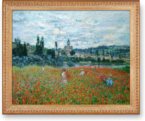 Vista 213 de A&T ARTWORK Antibes Seen from The Salis Gardens de Claude Monet Las Obras de Arte Clásico Mundial Reproducciones, Impresiones de Arte en Lienzo