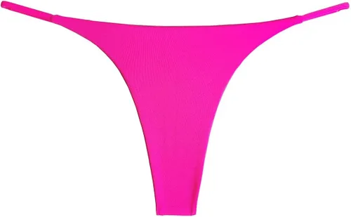 Vista 16 de Tanga de encaje sin costuras para mujer, ropa interior de cintura alta con tiras en G Serie 010-leopardo