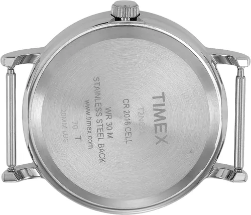 Vista 8 de Timex Reloj unisex Weekender de 1.496in, Negro, Weekender Slip Through - Reloj de correa de nailon