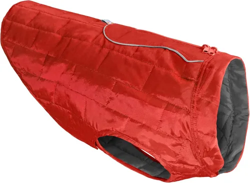 Vista 10 de Kurgo Loft Chaqueta para Perro - Abrigo Acogedor Reversible para Aventuras al Aire Libre - Resistente al Agua - Ajuste Atlético - Tela Lavable a