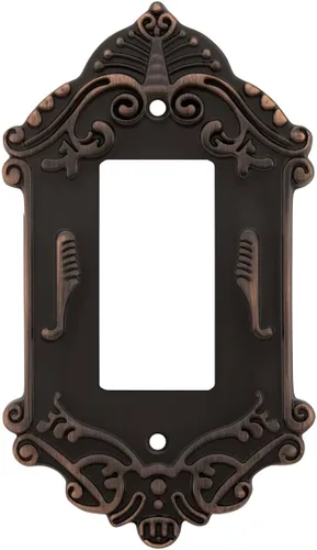 Vista 63 de Nostalgic Placa de cubierta de interruptor de luz victoriana de almacén