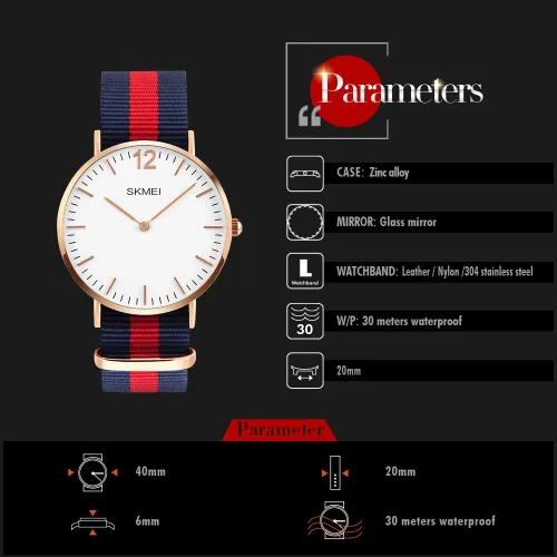Vista 5 de FANMIS Reloj de pulsera analógico de cuarzo súper fino unisex clásico unisex de acero inoxidable ultra fino caso de negocios