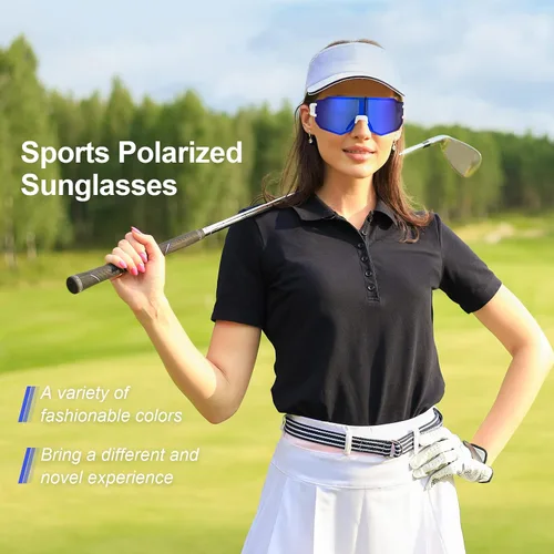 Vista 2 de BOLLFO Lentes de sol de ciclismo protección ultravioleta400 polarizado para hombres y mujeres