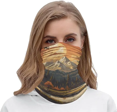 Vista 5 de Great Outdoors Neck Gaiter for Men Women Upf 50+ Sun Protection Balaclava Face Mask Cover Moisture Wicking & Quick Dry Neckerchief Seamless Ski Mask