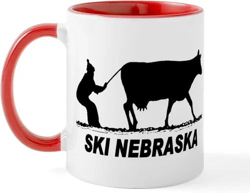 Vista 40 de CafePress I Love Nebraska Taza de café de cerámica de 11 oz (11.0 fl oz)