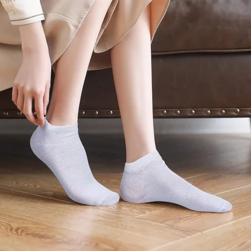 Vista 6 de 160 pares de calcetines de tobillo delgados de corte bajo para hombre, calcetines atléticos de humedad, calcetines deportivos casuales, paquete a