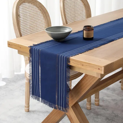 Vista 8 de Chassic - Caminos de mesa estilo granja, rústicos boho de 72 pulgadas de largo para comedor, decoración de mesa para fiestas, vacaciones y bodas, 14