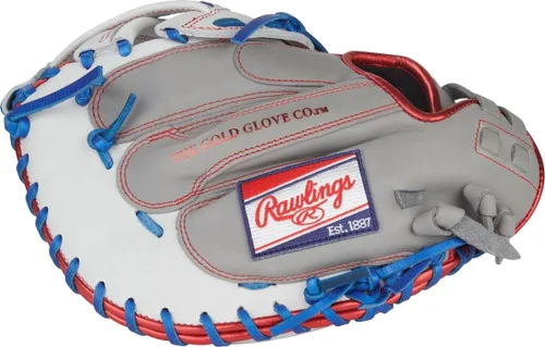 Vista 9 de Rawlings Liberty Advanced Fastpitch Softball Gloves Multiple Styles Speedshell blanco/negro Pro H Web