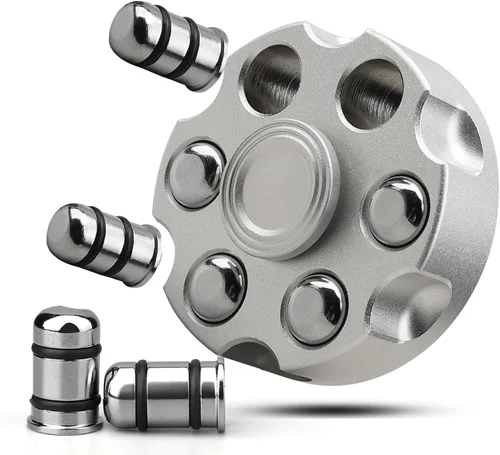 Vista 5 de Juguetes de Spinner Fidget de aleación genial, juguetes de Spinner Fidget de metal para niños y adultos, cubo Fidget bloque de cadena pequeña
