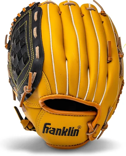 Vista 22 de Franklin Sports Field Master Baseball + Softball Glove - Field Master Adult + Youth Baseball + Softball Mitt - Men's + Women's Gloves - Right Hand