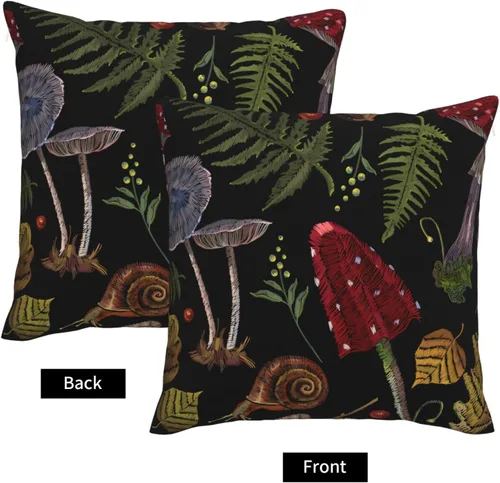 Vista 3 de Fundas de almohada de sol y luna de 18 x 18 pulgadas, suaves, bohemias, exóticas, color negro y blanco, fundas de almohada para sofá, silla Color: 14