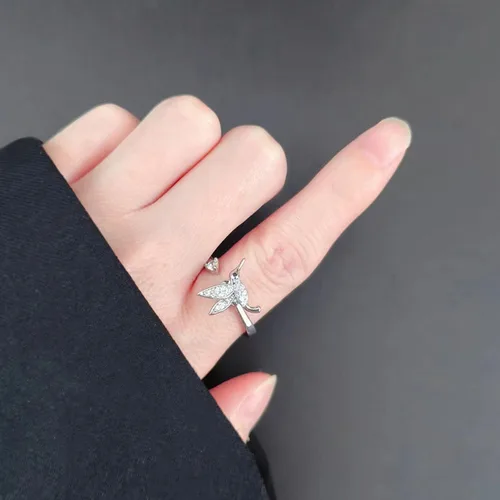 Vista 87 de Anillo de plata de ley 925, minimalista, ajustable, hecho a mano, para mujeres y niñas