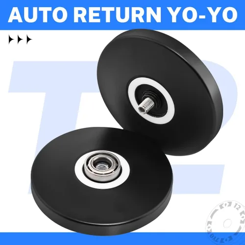 Vista 6 de T2 Looping Yoyo para niños, sensible principiante Yoyo profesional 2A Loop Yo yo para nivel de entrada + 5 cuerdas adicionales (negro)