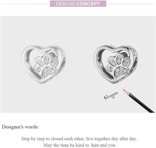 Vista 85 de Abalorios de plata de ley para pulseras, collares, familia para siempre, circonita cúbica, regalo de joyería para mujeres