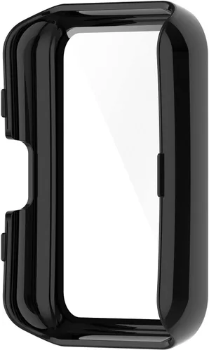 Vista 7 de Funda protectora de pantalla de vidrio templado compatible con Huawei Watch Fit/Fit New/Fit Special Edition Smart Watch Protector de pantalla