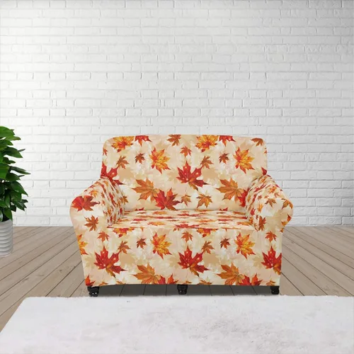 Vista 145 de Horeset Fundas elásticas para sofá con diseño de flores otoñales, lavables para sofá de 2 cojines, funda protectora para mascotas y perros
