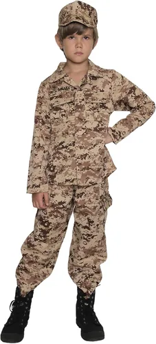 Vista 2 de Disfraz militar para niños disfraz del ejército disfraz de soldado