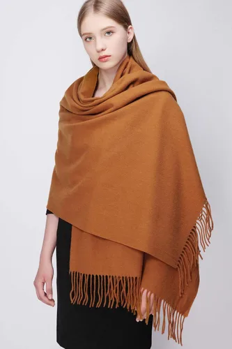 Vista 21 de RIIQIICHY Bufanda 100% de lana, chales y envolturas de pashmina para mujer, cachemira cálida para invierno, bufandas suaves más gruesas