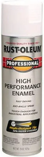 Vista 18 de Rust-Oleum 7515838 Pintura en aerosol de esmalte profesional de alto rendimiento, 14 onzas, aluminio