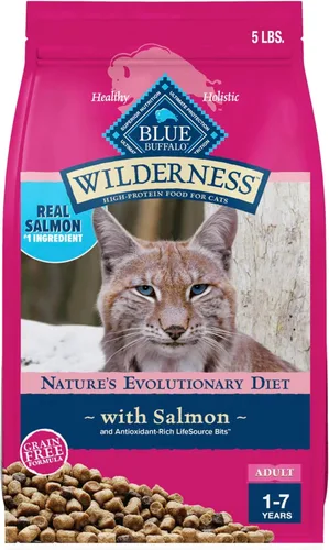 Vista 11 de Blue Buffalo Wilderness - Dieta Evolutiva Natural de la Naturaleza, Alimento Seco Natural para Gatos Adultos Alto en Proteínas y Sin Granos, Sabor