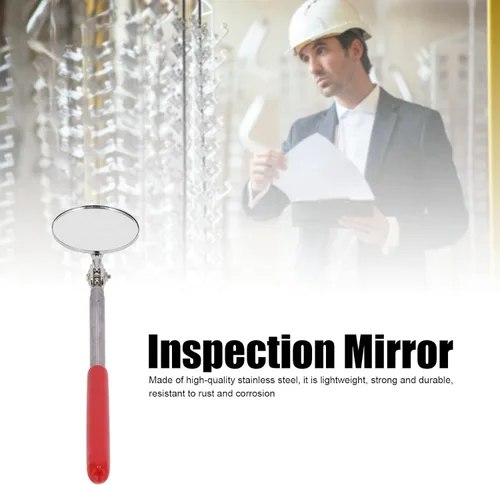 Vista 3 de Yosoo Espejo de inspección flexible CT‑502, inspección de soldadura de reparación de tuberías de aire acondicionado, espejo telescópico redondo, una