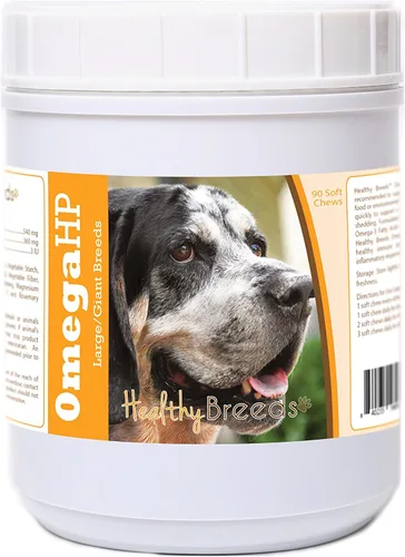 Vista 150 de Healthy Breeds Affenpinscher Omega HP - Masticables suaves para piel y pelaje, 60