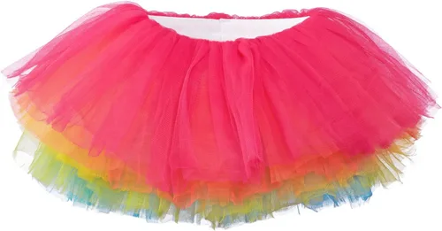 Vista 17 de Falda de ballet, tutu de tul corto en 10 capas para niñas (talla 4 -10 años), por My Lello Agua