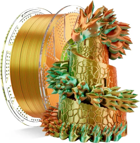 Vista 15 de Conjure PETG Rainbow - Filamento para impresora 3D, 2.2 libras Arco iris-2.2 lbs