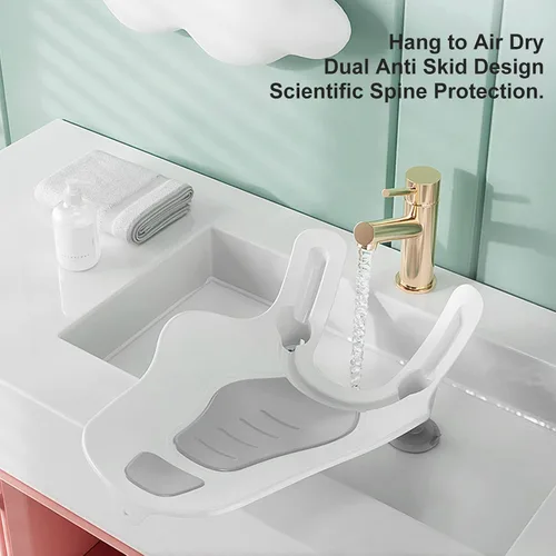 Vista 3 de Clean Rinse Baby Bather Clean Rinse Infant Bather Wash Recién nacido Bañista acostado Lavado Bebé Bañista acostado Lavado Bather Limpieza Enjuague