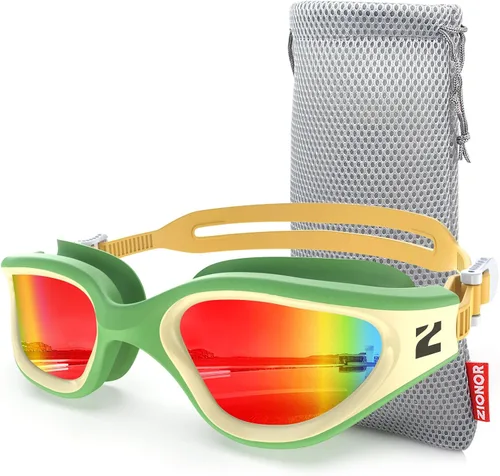 Vista 9 de ZIONOR G1 Air Swim Goggles Adult, Polarized for Outdoor, Open Water