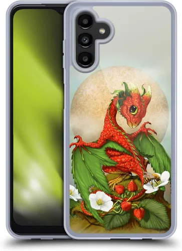 Vista 10 de Head Case Designs Officially Licensed Stanley Morrison Bat Winged Cat Vs Red Dragons 3 Gel Case [Military Grade Protection] Compatible with Samsung