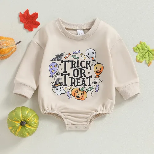 Vista 6 de Gueuusu Sudadera de Navidad para bebé niño y niña, sudadera bordada con letras de Papá Noel, mameluco de manga larga