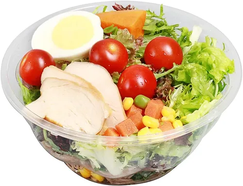Vista 14 de Restaurantware - Thermo Tek - Ensaladeras desechables de 8 onzas, 50 cuencos redondos para delicatessen, evita grietas y fugas, recipiente