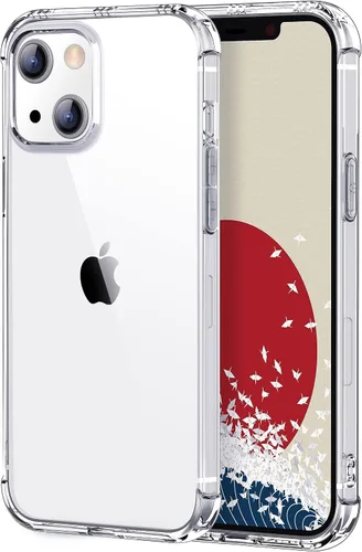 Vista 10 de ONES Funda delgada transparente para iPhone 12 Pro Max - Protector de silicona TPU suave con protección militar contra caídas, bolsas de aire a