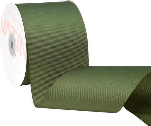 Vista 118 de VATIN Cinta de Grogrén Negra, 1-1/2" x 50 Yardas Continuas, Cinta de Grogrén de Poliéster Negra, Usar para Lazos de Bricolaje, Accesorios