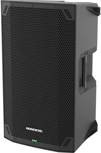 Vista 3 de Mackie Thump12v4 - Par de altavoces profesionales de 12 pulgadas con trípode de acero ajustable SS-47S-PB, funda de transporte y cable XLR (par)