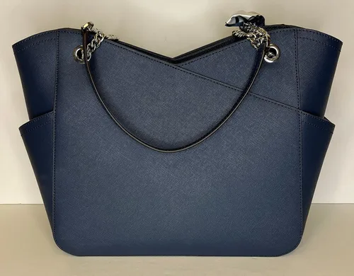 Vista 8 de Michael Kors Jet Set Travel Large Chain Shoulder Tote bundled with Large Continental Wallet and Purse Hook