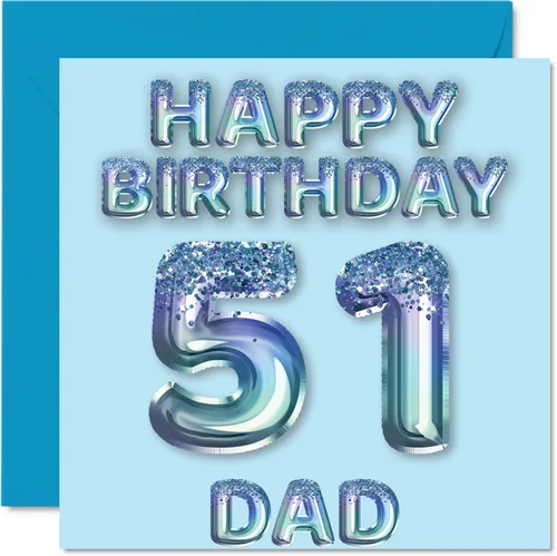 Vista 162 de Stuff4 Tarjeta de primer cumpleaños para niños, globo de fiesta con purpurina azul, tarjetas de feliz cumpleaños para niño de 1 año, nieto, hijo, 57