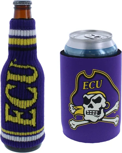 Vista 127 de College Team Color Logo Can & Bottle Holder Insulator Beverage Cooler Set