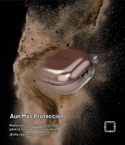 Vista 7 de Ringke Bisagra [No más decoloración] Compatible con Samsung Galaxy Buds 2 Pro Case, Buds 2, Buds Pro, Buds Live y Galaxy Buds FE, funda transparente