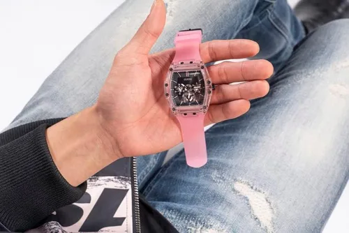 Vista 9 de GUESS US Womens Pink Multifunction Watch