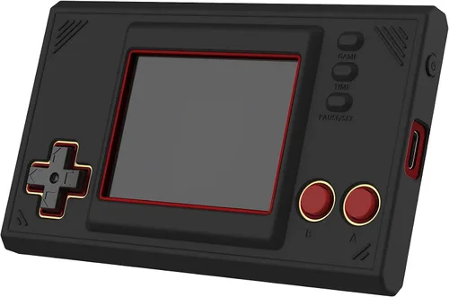 Vista 8 de PlayVital Funda protectora de silicona negra para Nintendo Game Watch Super Mario Bros con 2 protectores de pantalla