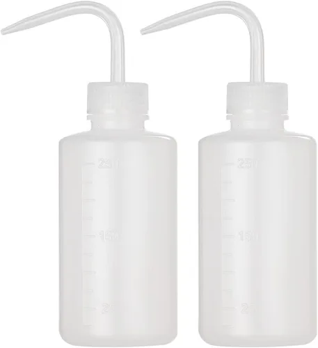 Vista 19 de 2 Botellas de Lavado de Tatuajes 150ml 5oz Chorro de Agua para Riego de Suculentas, Enjuague de Seguridad, Limpieza Médica - Negro y Azul