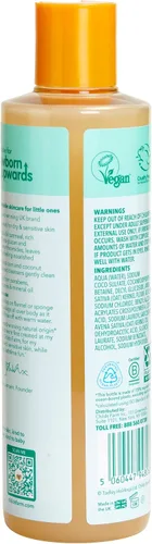 Vista 2 de Childs Farm, OatDerma Baby Wash, sin fragancia, limpia y calma suavemente, adecuado para recién nacidos con piel seca, propensa al eczema, sensible