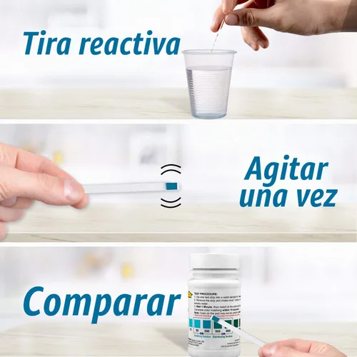Vista 4 de Industrial Test Systems WaterWorks 480124 - Tira de prueba de cloro libre, rango ultra alto II, tiempo de prueba de 61 segundos, rango de 0-2000 ppm