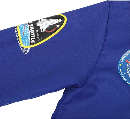 Vista 6 de Zhitunemi Disfraz de astronauta para hombre, ropa de vestir para adultos, overol de fantasía espacial para cosplay